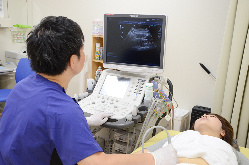 超音波検査の手順は何ですか?