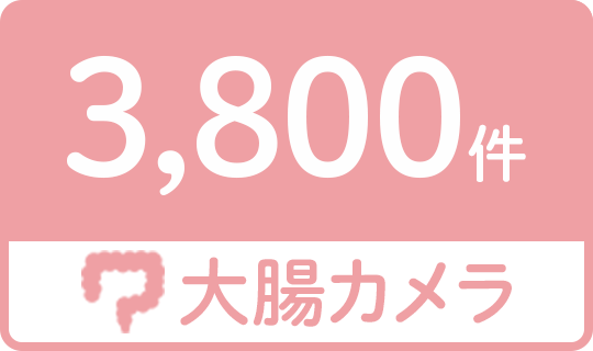 大腸カメラ3,800件